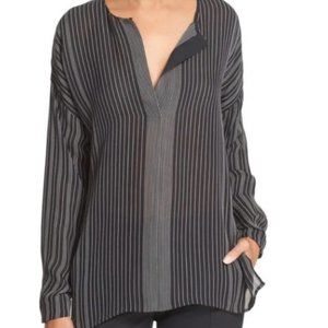 Vince Long Sleeve Blouse - V-Neck or Crewneck